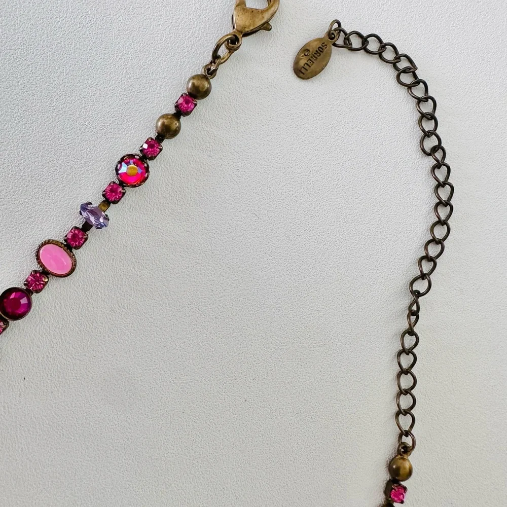 Sorelli Pink Gem Necklace - Picture 5 of 5
